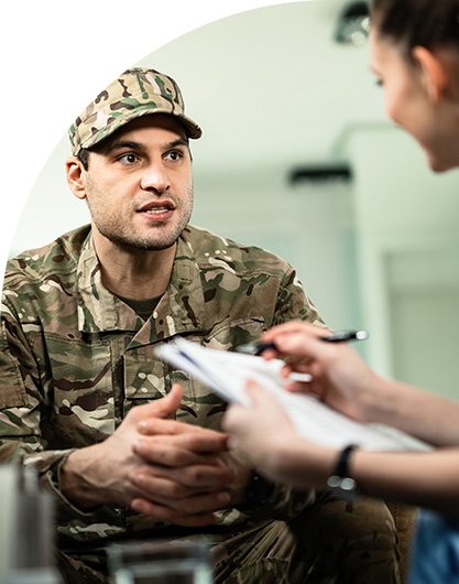 Veteran receiving better healthcare