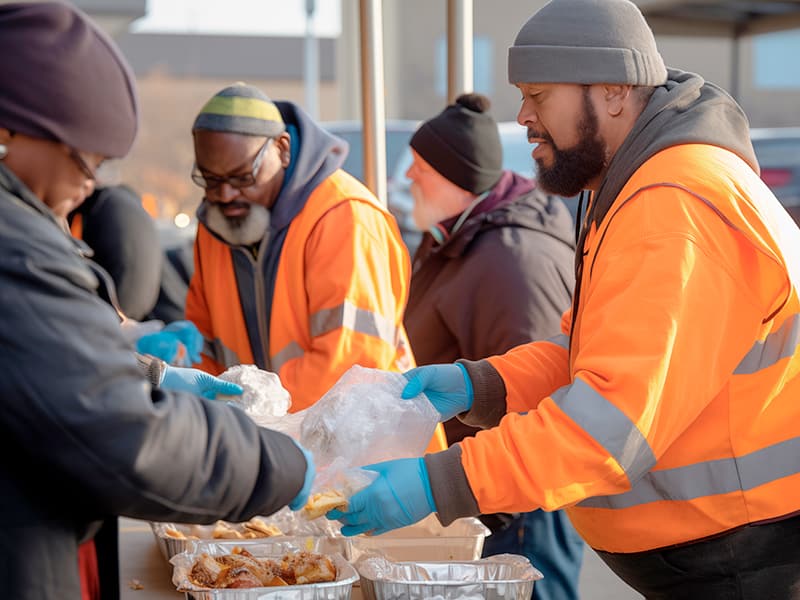 Government and community coming together to bounce back after an emergency and help citizens